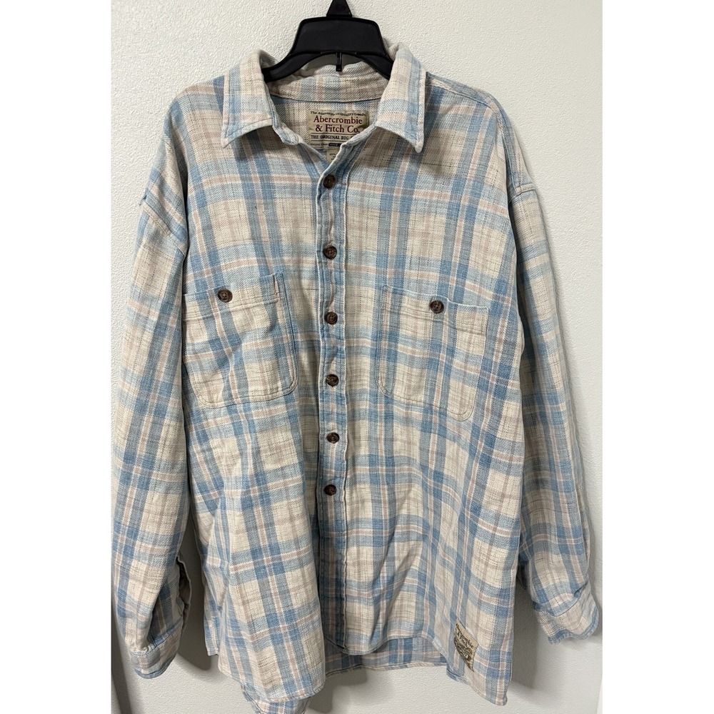 Abercrombie & Fitch, Vintage The Original Big Shirt-Mens Large 100% Cotton